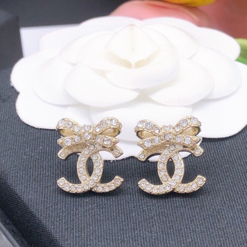 Replica Chanel Earrings For Women #1239596 $27.00 USD for Wholesale