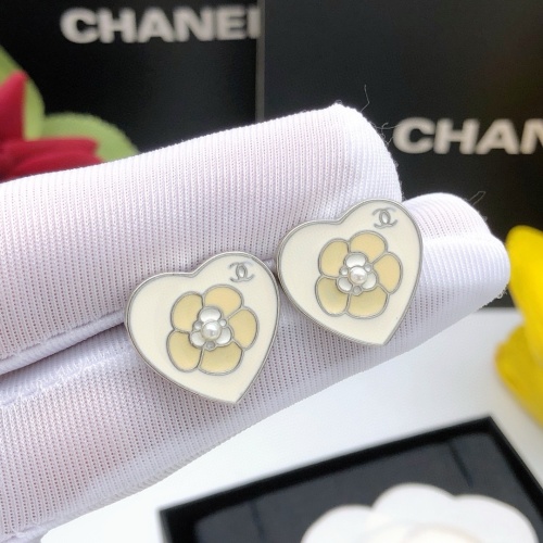 Replica Chanel Earrings For Women #1239597 $27.00 USD for Wholesale