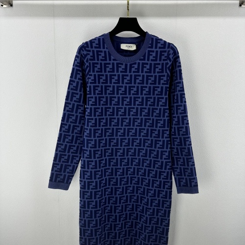 Fendi Dresses Long Sleeved For Women #1239599 $100.00 USD, Wholesale Replica Fendi Dresses