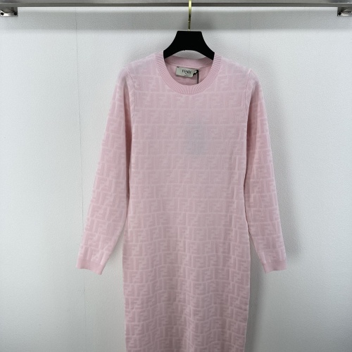 Fendi Dresses Long Sleeved For Women #1239606 $100.00 USD, Wholesale Replica Fendi Dresses