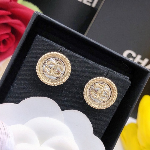 Replica Chanel Earrings For Women #1239607 $27.00 USD for Wholesale