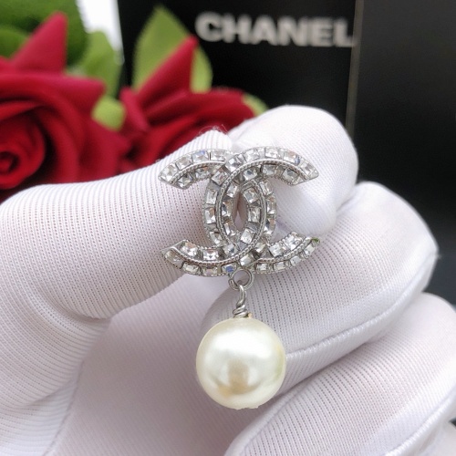 Replica Chanel Earrings For Women #1239611 $29.00 USD for Wholesale