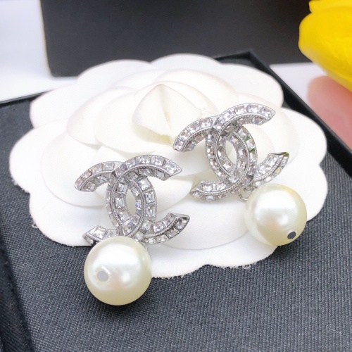 Replica Chanel Earrings For Women #1239611 $29.00 USD for Wholesale