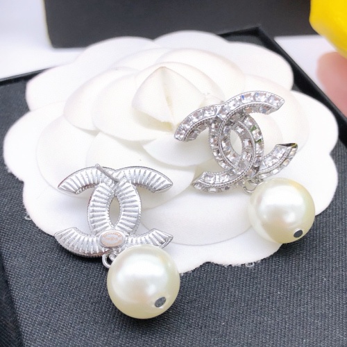 Replica Chanel Earrings For Women #1239611 $29.00 USD for Wholesale