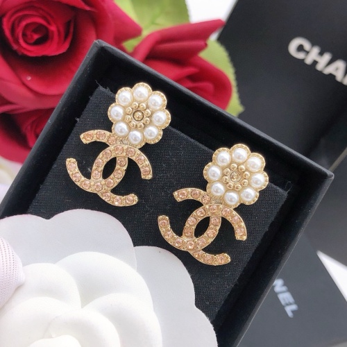 Replica Chanel Earrings For Women #1239617 $29.00 USD for Wholesale