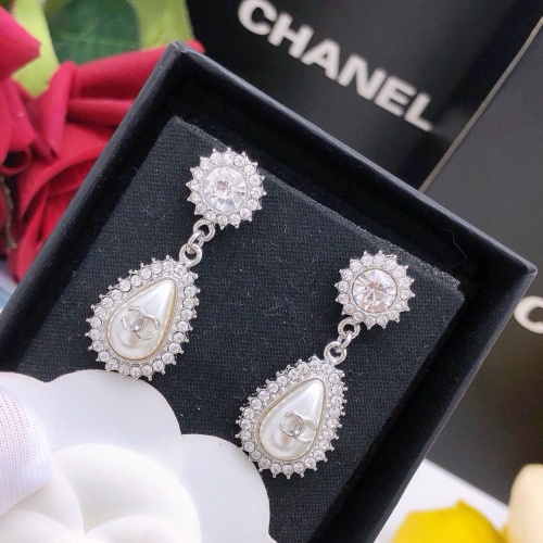 Replica Chanel Earrings For Women #1239618 $29.00 USD for Wholesale