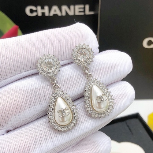 Replica Chanel Earrings For Women #1239618 $29.00 USD for Wholesale