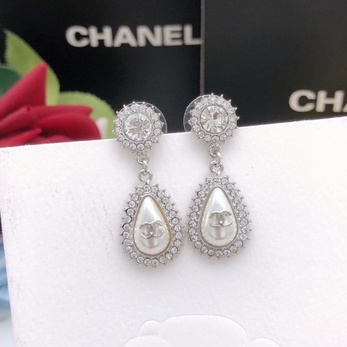 Replica Chanel Earrings For Women #1239618 $29.00 USD for Wholesale