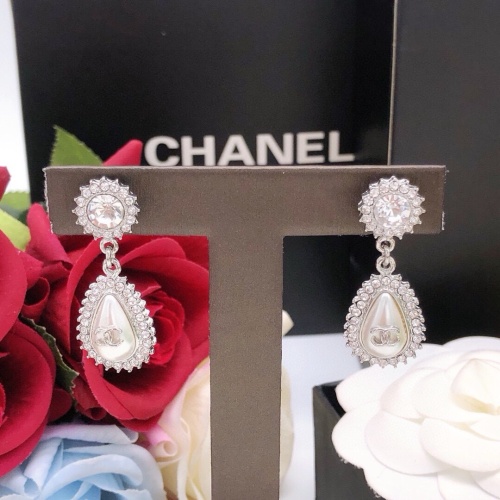 Replica Chanel Earrings For Women #1239618 $29.00 USD for Wholesale