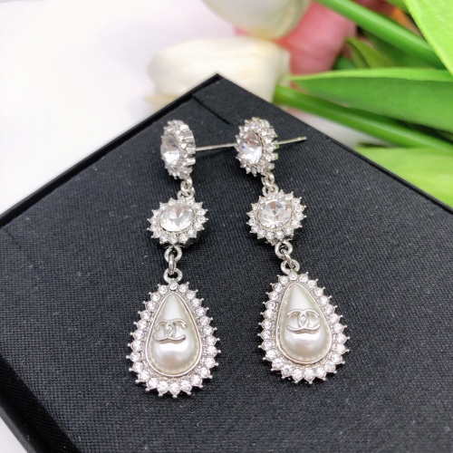 Replica Chanel Earrings For Women #1239619 $29.00 USD for Wholesale