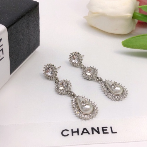 Replica Chanel Earrings For Women #1239619 $29.00 USD for Wholesale