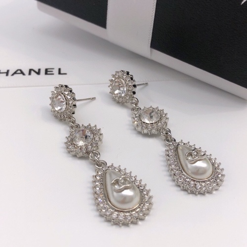 Replica Chanel Earrings For Women #1239619 $29.00 USD for Wholesale