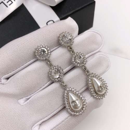 Replica Chanel Earrings For Women #1239619 $29.00 USD for Wholesale