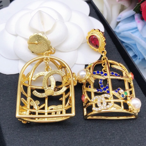 Replica Chanel Earrings For Women #1239621 $38.00 USD for Wholesale