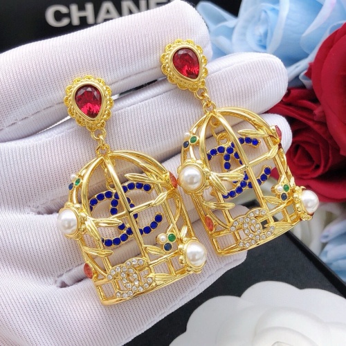 Replica Chanel Earrings For Women #1239621 $38.00 USD for Wholesale