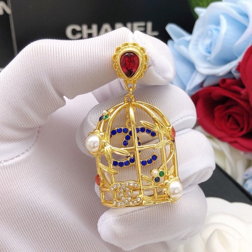 Replica Chanel Earrings For Women #1239621 $38.00 USD for Wholesale