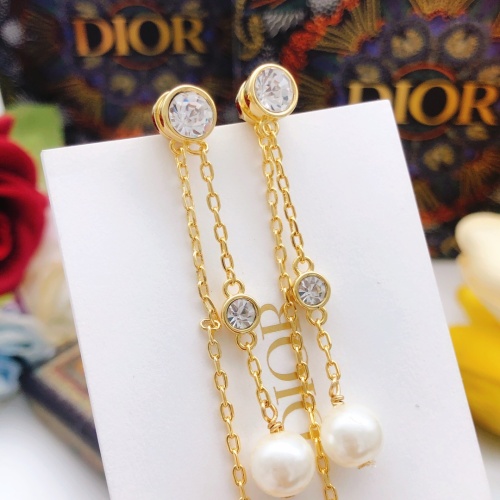 Replica Christian Dior Earrings For Women #1239623 $29.00 USD for Wholesale