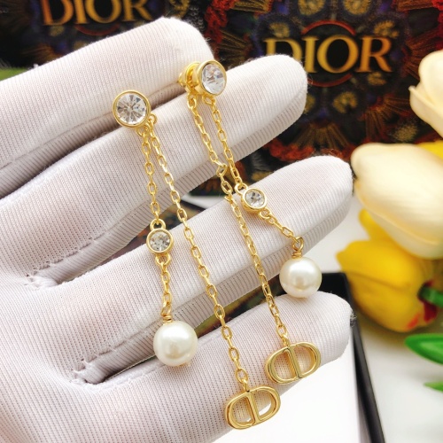 Replica Christian Dior Earrings For Women #1239623 $29.00 USD for Wholesale