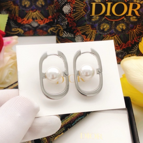 Replica Christian Dior Earrings For Women #1239627 $27.00 USD for Wholesale