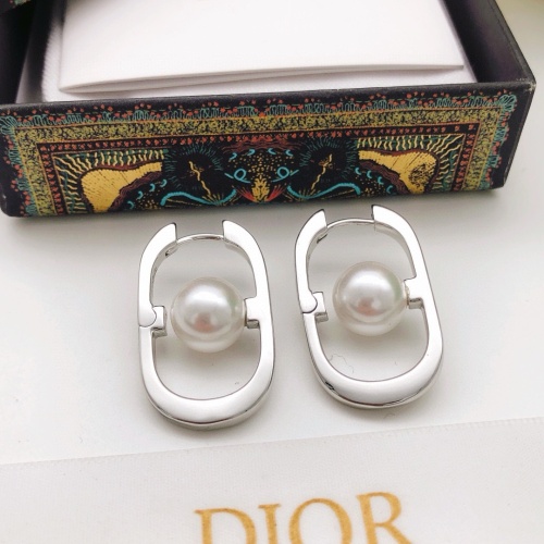 Replica Christian Dior Earrings For Women #1239627 $27.00 USD for Wholesale