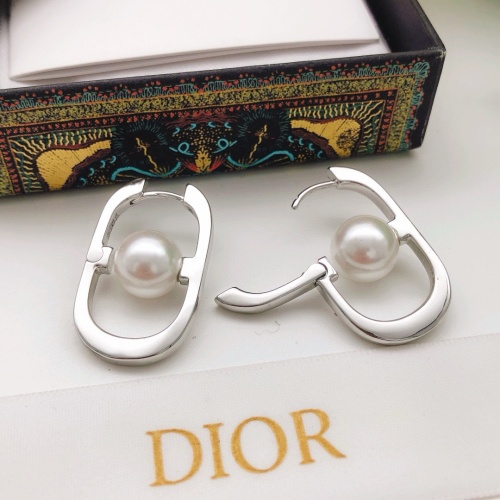 Replica Christian Dior Earrings For Women #1239627 $27.00 USD for Wholesale