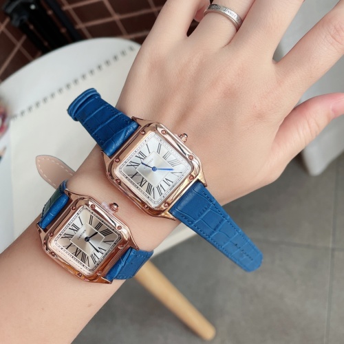 Replica Cartier Watches In Rose Gold For Unisex #1239727 $27.00 USD for Wholesale