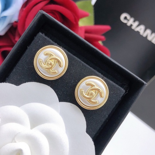 Replica Chanel Earrings For Women #1239753 $27.00 USD for Wholesale