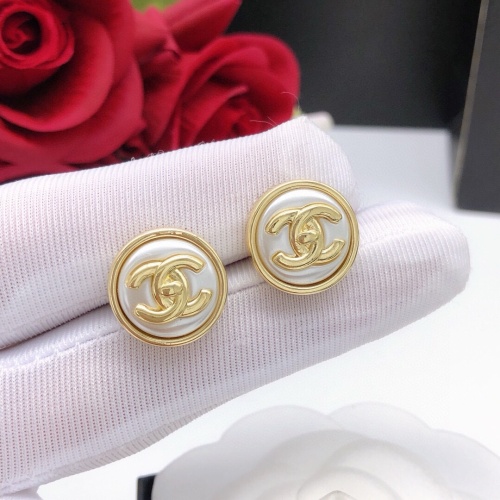 Replica Chanel Earrings For Women #1239753 $27.00 USD for Wholesale