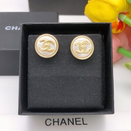 Replica Chanel Earrings For Women #1239753 $27.00 USD for Wholesale