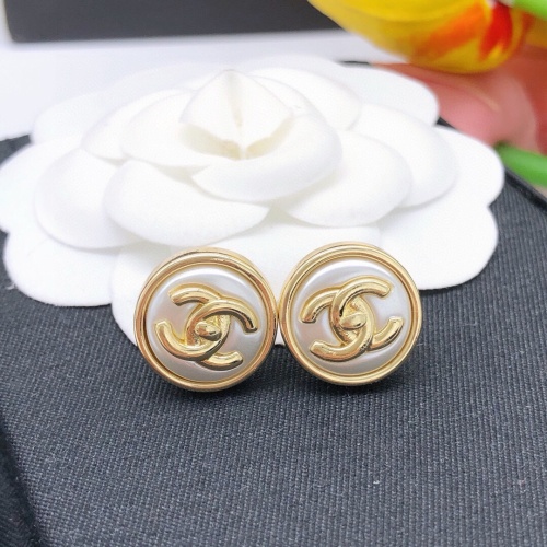 Replica Chanel Earrings For Women #1239753 $27.00 USD for Wholesale