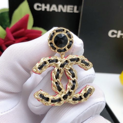 Replica Chanel Earrings For Women #1239756 $29.00 USD for Wholesale