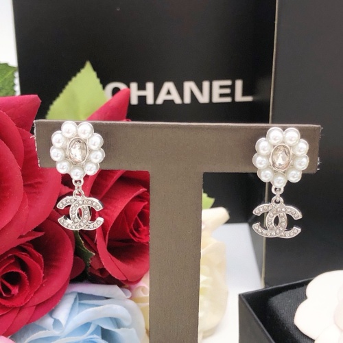 Replica Chanel Earrings For Women #1239757 $29.00 USD for Wholesale