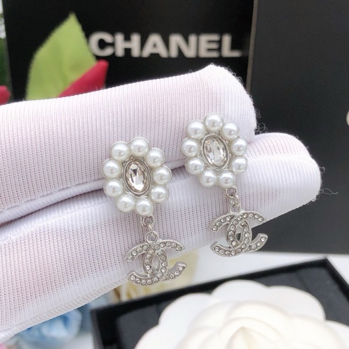 Replica Chanel Earrings For Women #1239757 $29.00 USD for Wholesale