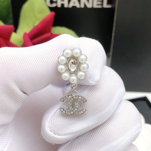 Replica Chanel Earrings For Women #1239757 $29.00 USD for Wholesale