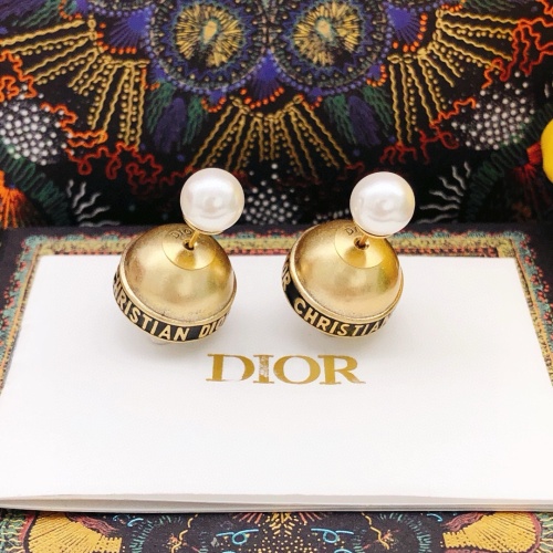 Replica Christian Dior Earrings For Women #1239763 $27.00 USD for Wholesale