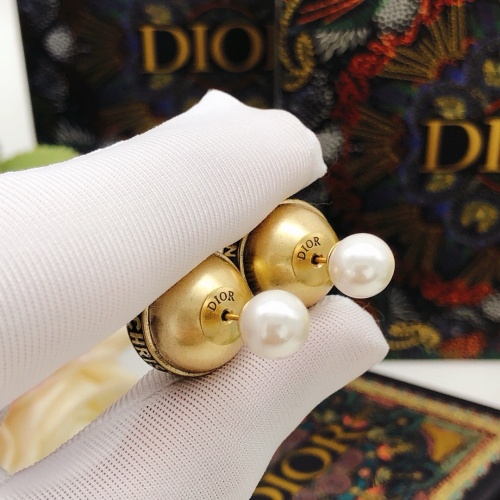 Replica Christian Dior Earrings For Women #1239763 $27.00 USD for Wholesale