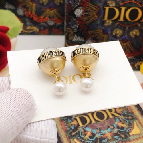 Replica Christian Dior Earrings For Women #1239763 $27.00 USD for Wholesale