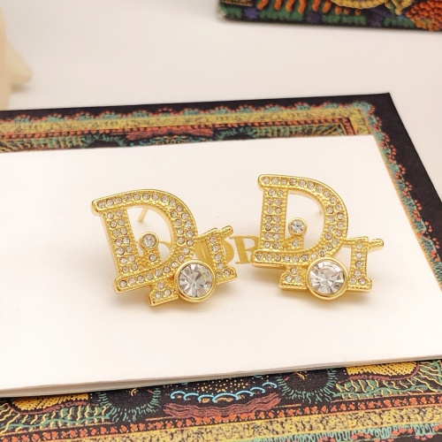 Replica Christian Dior Earrings For Women #1239765 $27.00 USD for Wholesale