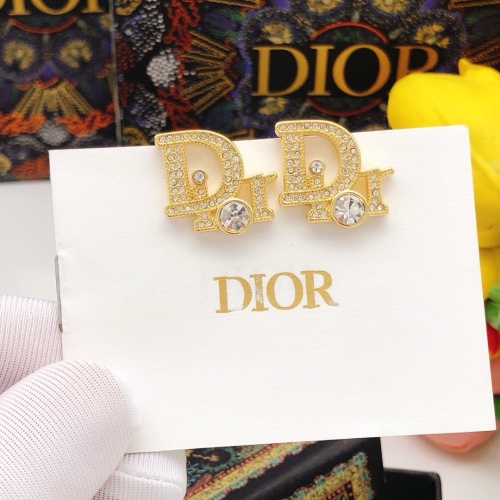 Replica Christian Dior Earrings For Women #1239765 $27.00 USD for Wholesale