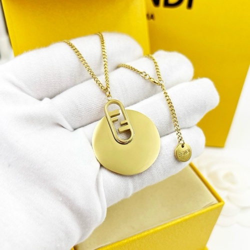 Replica Fendi Necklaces #1239766 $27.00 USD for Wholesale