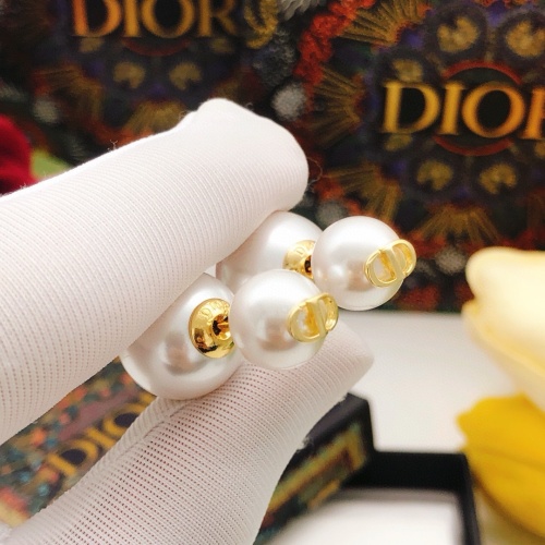 Replica Christian Dior Earrings For Women #1239769 $25.00 USD for Wholesale