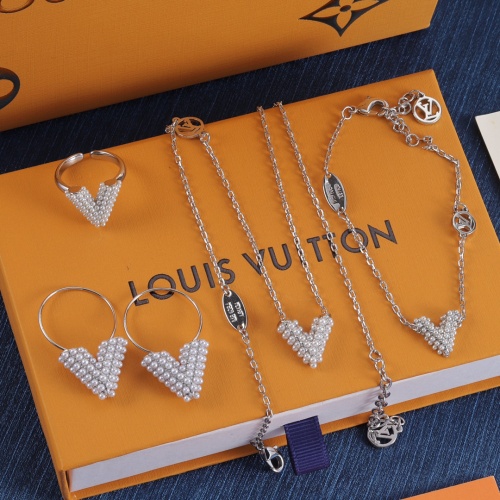 Louis Vuitton LV Jewelry Set For Women #1239783 $88.00 USD, Wholesale Replica Louis Vuitton LV Jewelry Set