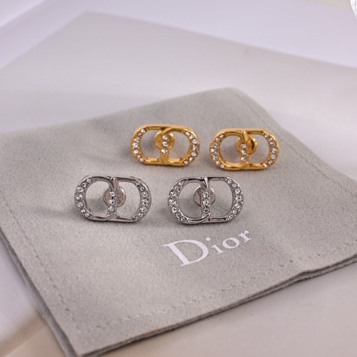 Replica Christian Dior Earrings For Women #1239871 $25.00 USD for Wholesale