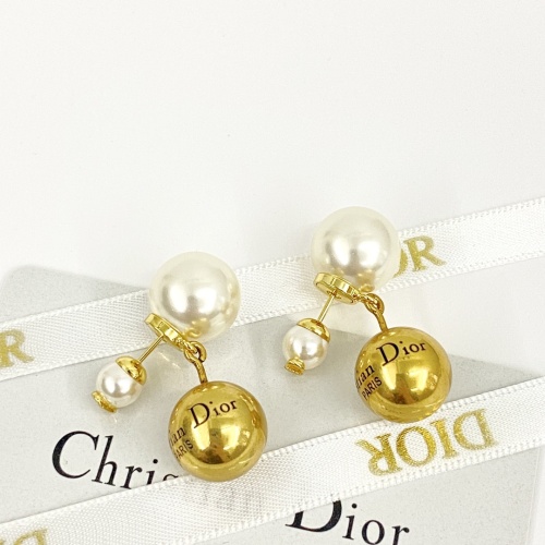 Replica Christian Dior Earrings For Women #1239883 $34.00 USD for Wholesale