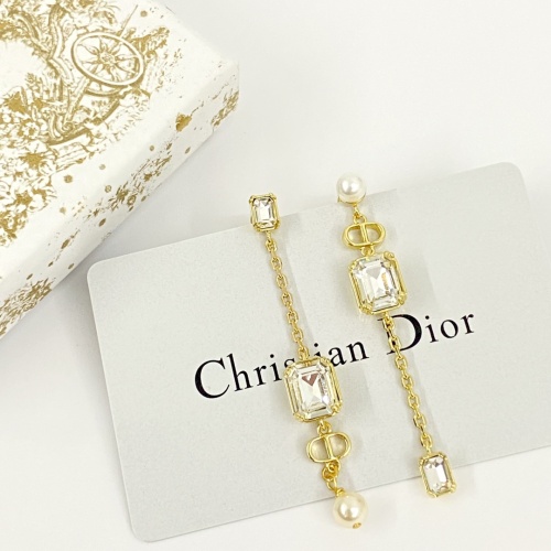 Replica Christian Dior Earrings For Women #1239885 $36.00 USD for Wholesale