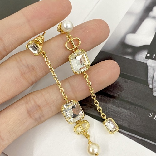 Replica Christian Dior Earrings For Women #1239885 $36.00 USD for Wholesale