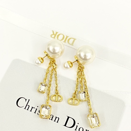 Replica Christian Dior Earrings For Women #1239886 $38.00 USD for Wholesale