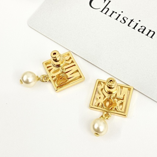 Replica Christian Dior Earrings For Women #1239887 $27.00 USD for Wholesale