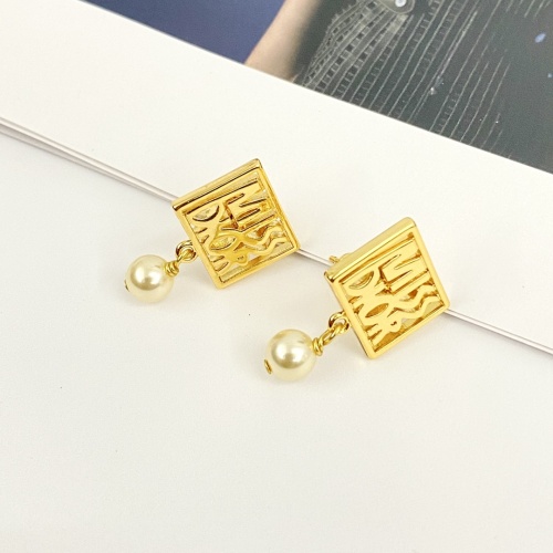 Replica Christian Dior Earrings For Women #1239887 $27.00 USD for Wholesale