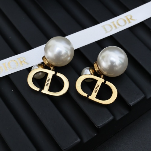 Replica Christian Dior Earrings For Women #1239893 $27.00 USD for Wholesale